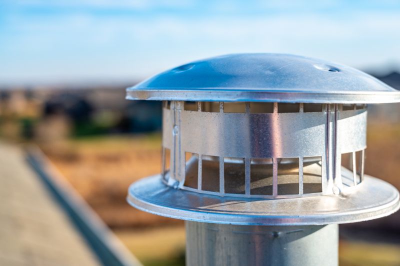 Chimney Cap on Roof